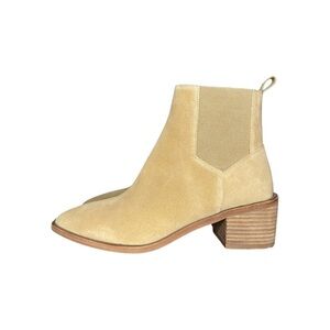 Chinese Laundry Filip Bootie Beige 2” Block Heel Boots